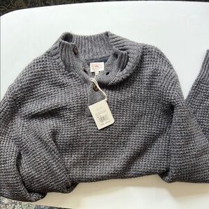 Faherty Gray sweater with